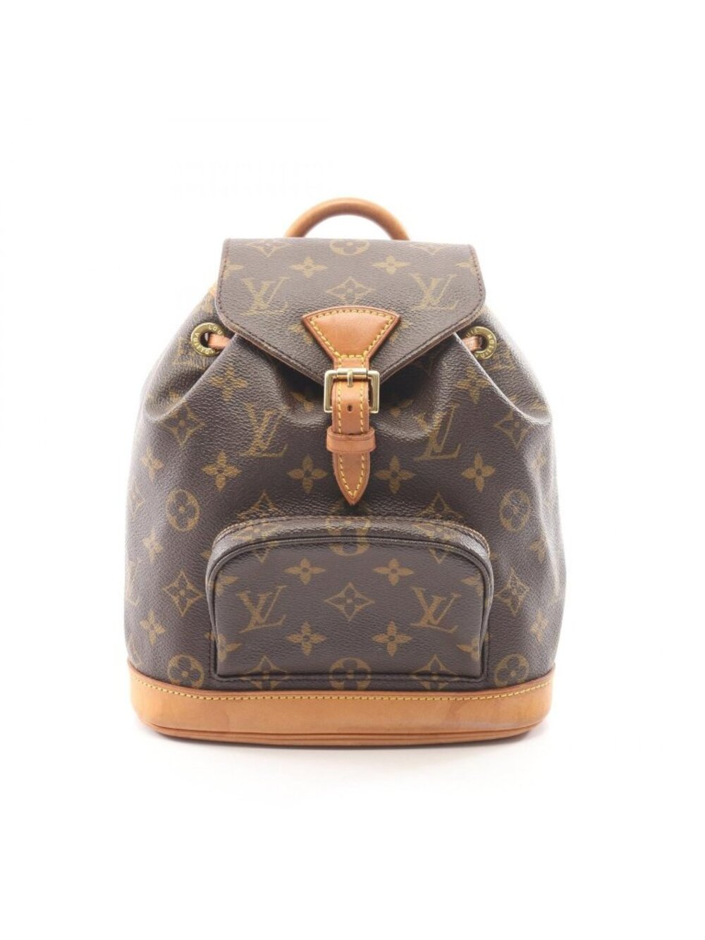 Louis Vuitton Backpack Mini Montsouris Monogram Canvas Leather